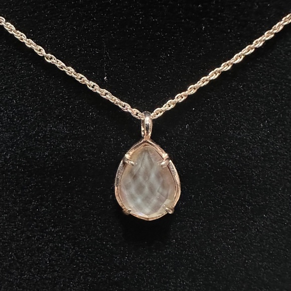 Kendra Scott Rose Gold Pendant Necklace - Picture 2 of 3
